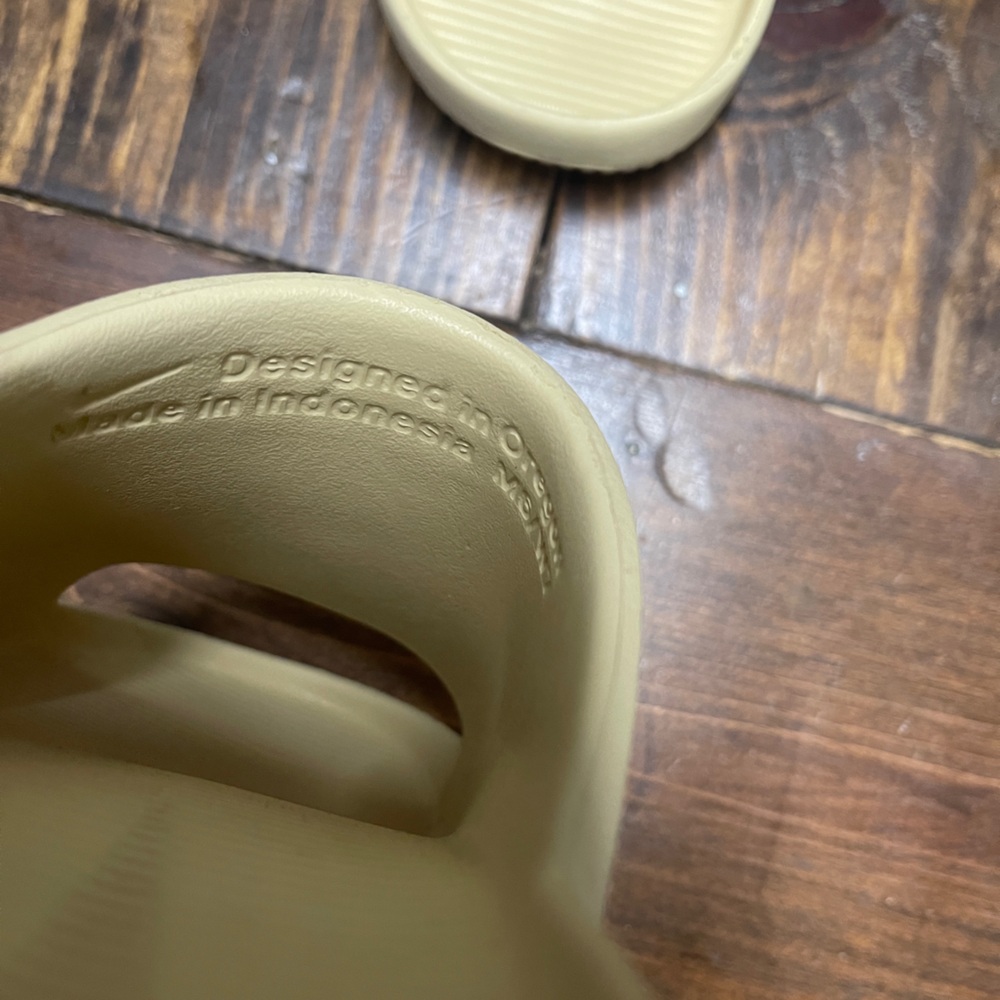 Beige Slide Sandals - Picture 4 of 6